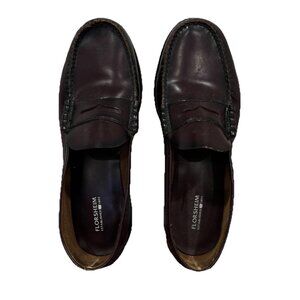 Florsheim Men's‎ Berkley Loafer Size 12 Penny Moc Dress Shoe Burgundy Leather